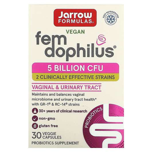 Women's Fem Dophilus, Вагінальні пробіотики, 30 капсул