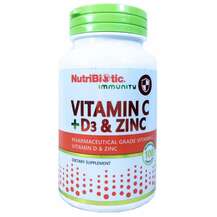 Vitamin C + D3 & Zinc, Вітамін C D3 Цинк, 100 капсул