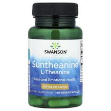 Suntheanine L-Theanine 200 mg L-Теанин Swanson