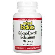 Natural Factors, SelenoExcell Selenium 200 мкг, SelenoExcell S...