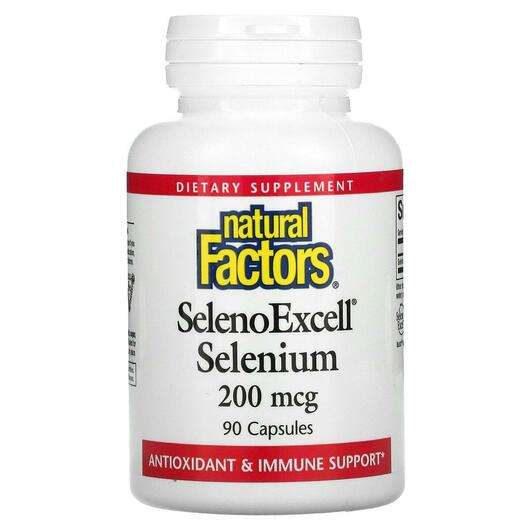 Основное фото товара Natural Factors, SelenoExcell Selenium 200 мкг, SelenoExcell S...