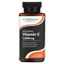 LifeSeasons, Liposomal Vitamin C 500 mg, 60 Veg Capsules