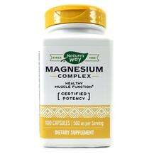 Nature's Way, Magnesium Complex, Магній Комплекс, 100 капсул