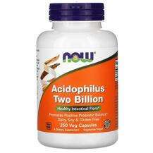 Now, Пробиотики Ацидофилус 2 млрд, Acidophilus Two Billion, 25...