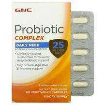 GNC, Probiotic Complex Daily Need 25 Billion CFUs, Пробіотики,...