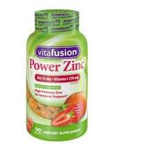 VitaFusion, Power Zinc Gummy Natural Strawberry Tangerine Flav...