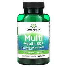 Swanson, Мультивитамины, Multi Adults 50+, 100 таблеток