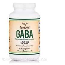 GABA 1000 mg ГАМК Double Wood 300 капсул