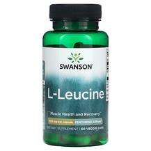 Swanson, L-Leucine 500 mg, 60 Veggie Caps