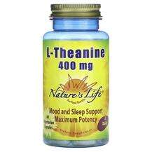Natures Life, L-Теанин, L-Theanine 200 mg, 60 капсул