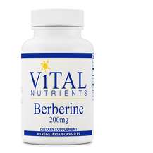 Vital Nutrients, Berberine 200 mg, Берберин, 60 капсул