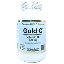 California Gold Nutrition, Gold C Vitamin C 500 mg, Вітамін C ...