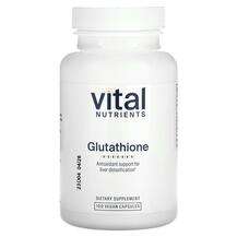 Vital Nutrients, L-Глутатион, Glutathione, 100 капсул