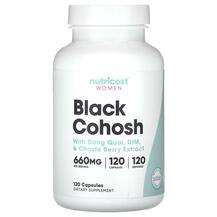 Nutricost, Клопогон кистевидный, Women Black Cohosh 660 mg, 12...