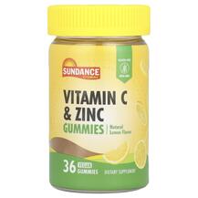 Vitamin C & Zinc Gummies Natural Lemon Витамин C