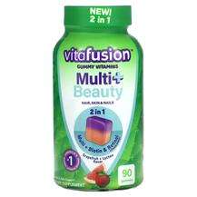 VitaFusion, Multi+ Beauty Grapefruit + Lychee, Мультивітаміни ...