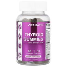 Thyroid Gummies With Iodine & Kelp Apple Поддержка