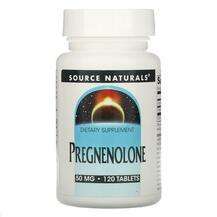 Source Naturals, Pregnenolone 50 mg, Прегненолон 50 мг, 120 та...