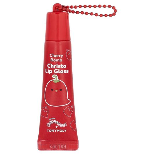 Основне фото товара Original Squishmallows Christo Key Chain Lip Gloss, Тінт для губ,