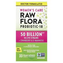 Woman's Care Raw Flora Probiotic-18 Пробиотики для