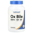 Nutricost, Бычья желчь, Ox Bile 500 mg, 120 капсул