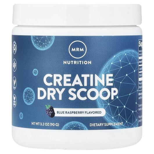 Основное фото товара MRM, Креатин, Creatine Dry Scoop Blue Raspberry, 90 г