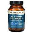 Фото товару Dr. Mercola, Wild Alaskan Cod Liver Oil 1300 mg, Олія з печінк...