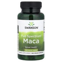Full Spectrum Maca 500 mg Мака Swanson 100 капсул Full Spectrum Maca 500 mg Мака Swanson 100 капсул