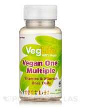 VegLife, Vegan One Multiple Iron-Free, 60 Tablets