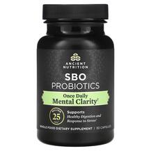 SBO Probiotics Mental Clarity 25 Billion CFU Ancient