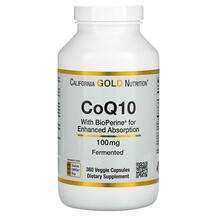 California Gold Nutrition, Коензим USP с биоперином 100 мг, Co...