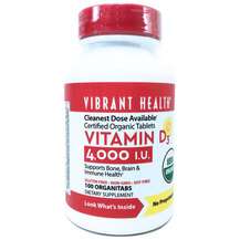 Vibrant Health, Vitamin D3 4000 I.U., 100 OrganiTabs