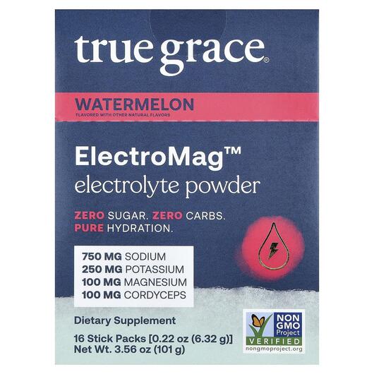 Основное фото товара Магний, ElectroMag Electrolyte Powder Watermelon, 16 шт
