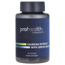 Valerian Extract With Lemon Balm Валериана ProHealth