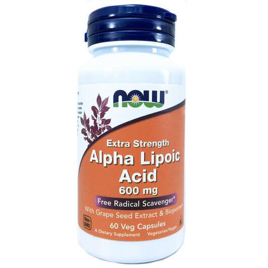 ALA 600 mg, Альфа-ліпоєва кислота 600 мг, 60 капсул