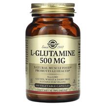 L-Глутамін L-Glutamine 500 mg Solgar 100 капсул