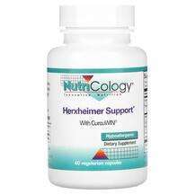 Nutricology, Травяные добавки, Herxheimer Support, 60 капсул