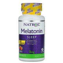 Natrol, Melatonin Fast Dissolve Strawberry Flavor 3 mg, 90 Tab...