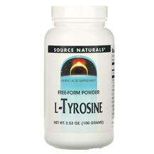Source Naturals, L-Тирозин, L-Tyrosine Free-Form, 100 г