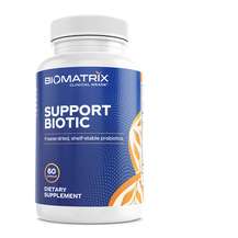 BioMatrix, Пробиотики, Support Biotic 250 mg, 60 капсул