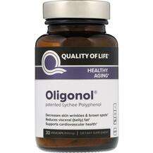 Quality of Life, Oligonol 100 mg, Трави, 30 капсул