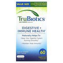 TruBiotics, Digestive + Immune Health, Пробіотики, 60 капсул
