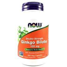 Now, Ginkgo Biloba 120 mg, Гінко білоба 120 мг, 200 капсул
