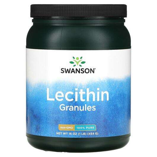 Основне фото товара Swanson, Lecithin Granules, Лецитин, 454 г