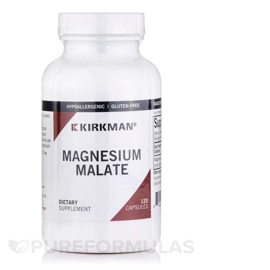 Magnesium Malate 1000 mg Hypoallergenic, Магній Малат, 120 капсул