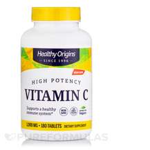 Healthy Origins, Витамин C, Vitamin C 1000 mg, 180 таблеток