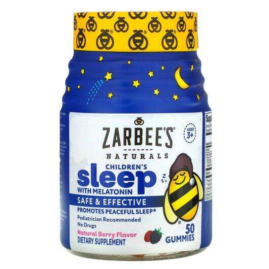 Основне фото товара Zarbees, Children's Sleep with Melatonin Natural Berry Flavor,...