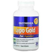 Enzymedica, Lypo Gold, Ферменти для жирного, 240 капсул