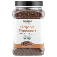 Pantry Organic Flaxseeds Семена льна Nutricost 907 г