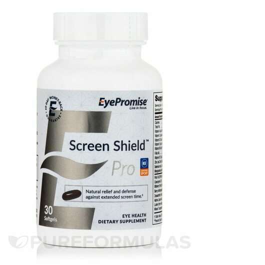 Основне фото товара EyePromise, Screen Shield Pro, Підтримка здоров'я зору, 30 капсул